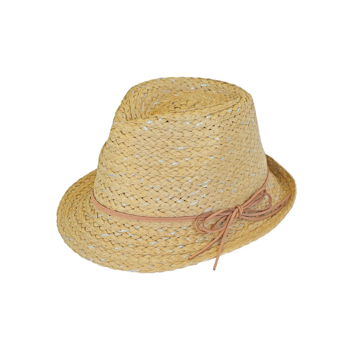 360FIVE Everyday Hat - Zinnia Garden Straw Trilby Women Sun Hat