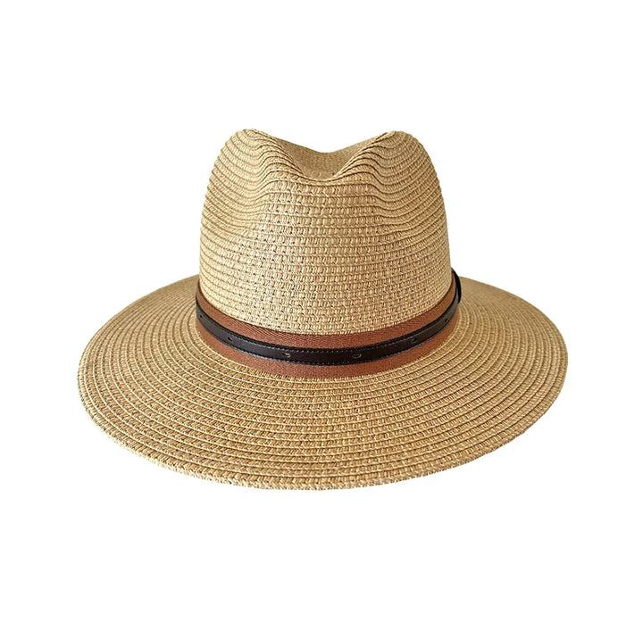 360FIVE Everyday Hoed - Hardy Fedora Camel Tuinhoed met Zonbescherming