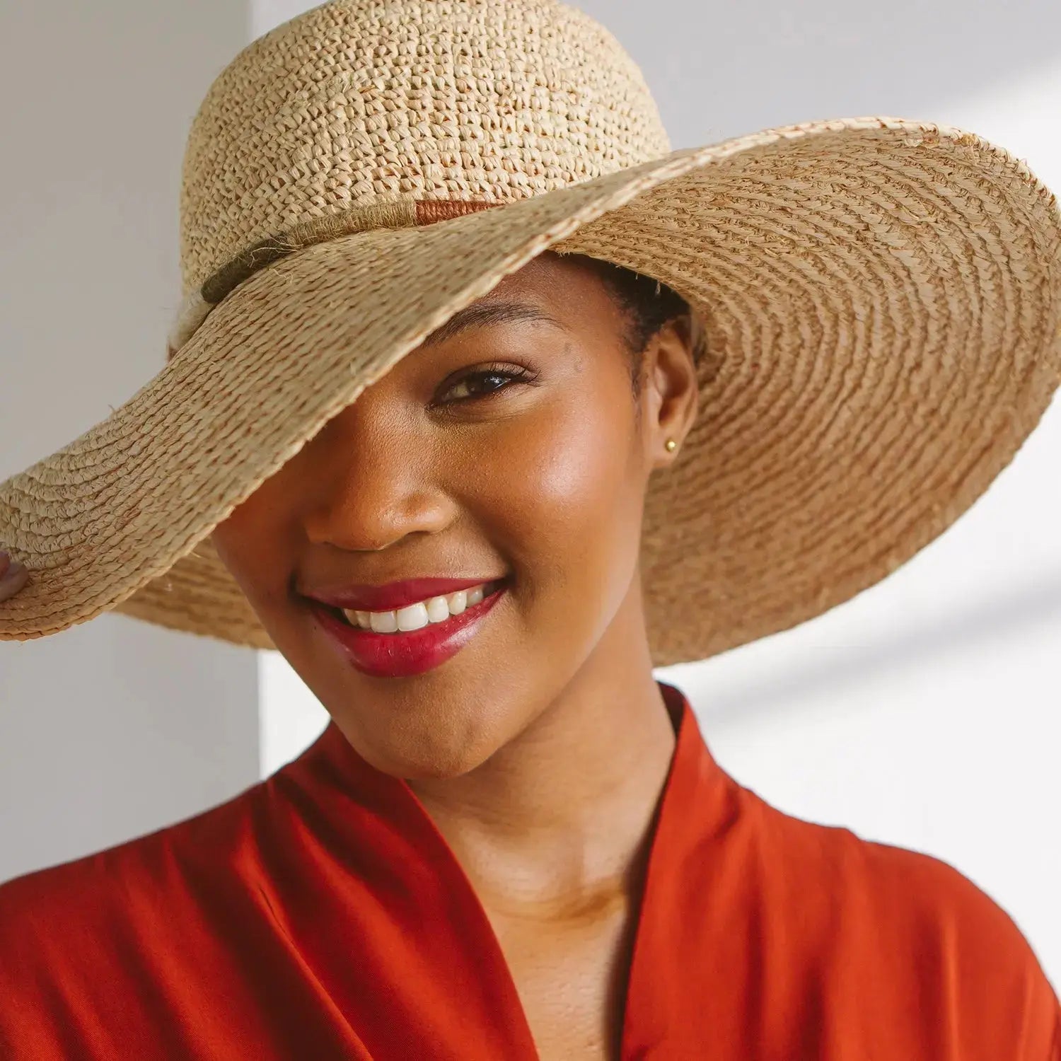 Mia Raffia Capeline Sunhat