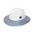 Aston Fedora M-L: 58 Cm / Wit/blauwe zon hoed