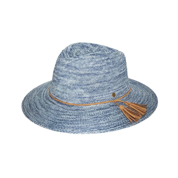 Caroline Fedora M-L: 58 Cm / Mixed Blue Sun Hat